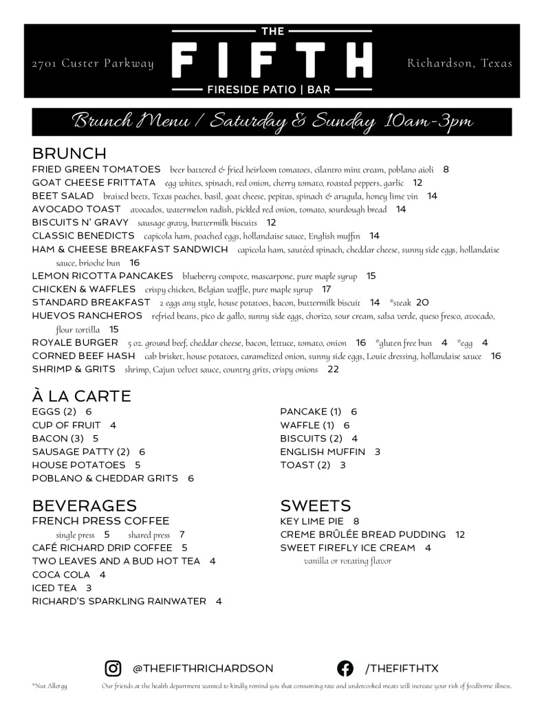 Fifth Brunch Menu_Apr25
