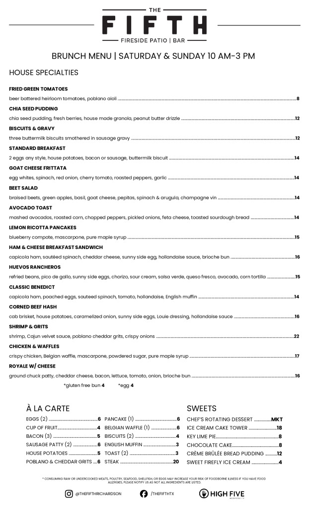 Brunch – front